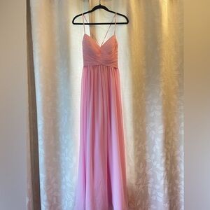 Chic Pink Evening Dress